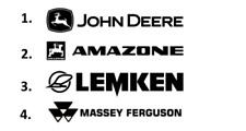 Sticker, aufkleber, decal JOHN DEERE AMAZONE LEMKEN MASSEY FERGUSON 50 70 100 cm na sprzedaż  PL