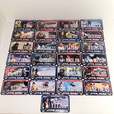 STAR WARS Power Plate Lot of 25 (Topps, 2011) License Plate Set SLVGRL for sale  Shipping to South Africa