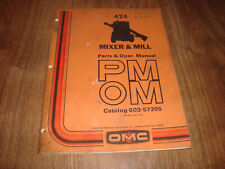 OMC Owatonna 424 Mikser i młyn Części i instrukcja obsługi Katalog 003-57305 1976, używany na sprzedaż  Wysyłka do Poland