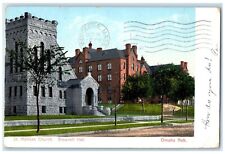 1905 St. Mathias Church Brownell Hall Building Omaha Nebraska NE Posted Postcard for sale  Shipping to South Africa