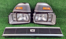 Toyota Corolla AE90 AE92 Wagon Face Head Lights With Grill & Parkings oem used for sale  Shipping to South Africa