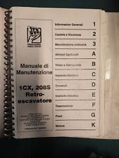 Jcb manuale manutenzione usato  Colle Di Val D Elsa