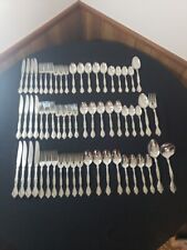 62 Pc Set Oneida Community Cantata Stainless Flatware Silverware for sale  Shipping to South Africa