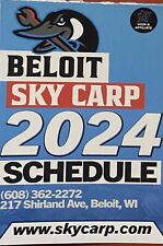 Programação de beisebol 2024 BELOIT SKY CARP ⚾️ menor não 2023 comprar usado  Enviando para Brazil