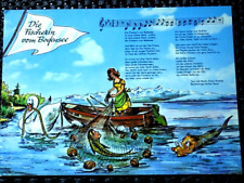 Liedpostkarte fischerin vom gebraucht kaufen  Wesenberg