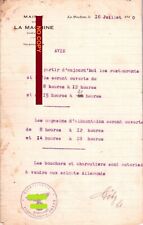 Document 1940 mairie d'occasion  Vernet-les-Bains