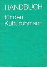 Handbuch den kulturobmann gebraucht kaufen  Dresden