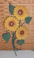 Vintage metal sunflower for sale  Hereford