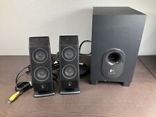 Używany, Logitech X-540 5.1 Dźwięk przestrzenny / głośniki komputerowe Subwoofer i pilot głośności na sprzedaż  Wysyłka do Poland