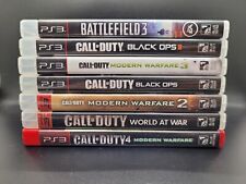 Lote de 7 Black Ops Modern Warfare World at War Call of Duty Battlefield PS3  comprar usado  Enviando para Brazil