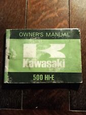 Kawasaki 500 owners for sale  LINCOLN