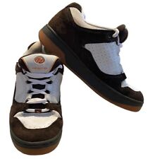 Usado, Zapatillas de patín para hombre Heelys Ventura marrón blanco naranja parte superior baja zapatos de rueda US9 segunda mano  Embacar hacia Argentina