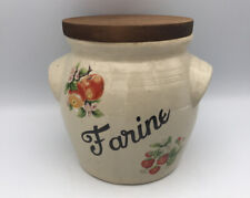 Pot farine vintage d'occasion  Cuq-Toulza