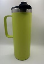 Usado, Vaso de taza de viaje RTIC 20 oz con mango verde brillante segunda mano  Embacar hacia Mexico