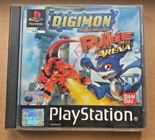 DIGIMON RUMBLE ARENA PAL NA CAIXA + MANUAL Black Label Bandai PSX PS1 PlayStation 1 comprar usado  Enviando para Brazil