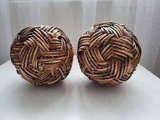 Two decorative wicker for sale  POOLE