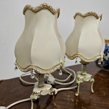 Vintage Bedside Table Lamps Set of 2, used for sale  Shipping to South Africa