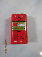 Vintage K-Mart 9V Transistor Battery No. 4000, used for sale  Shipping to South Africa
