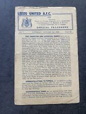 1946 football programme for sale  HOLMFIRTH
