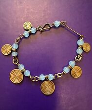 Spiral bracelet gold for sale  TRING