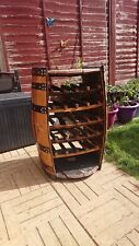 solid wood wine cabinet for sale  AYLESBURY