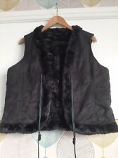 Black faux fur for sale  LEICESTER