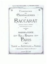 Dvd catalogues baccarat d'occasion  Saint-Péray
