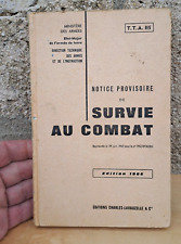 Ancien livre militaire d'occasion  Ceyzériat