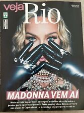 Capa de revista Madonna Brasil Veja Rio turnê comemorativa maio 2024 comprar usado  Brasil 