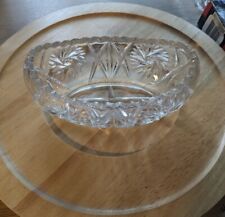 Cut crystal oval for sale  BOURNEMOUTH
