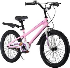 Bicicleta estilo livre RoyalBaby 20" rosa com freios de mão duplos e suporte comprar usado  Enviando para Brazil