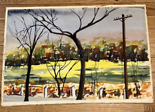 Mid century watercolor for sale  Tallahassee