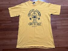 Vintage Gold's Gym Shirt Honolulu Celebrity Challenge TELEVISION MEDIA Team MED for sale  Shipping to South Africa