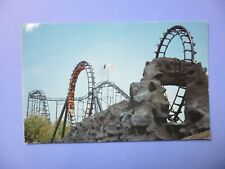 Vintage Postcard Demon Roller coaster ,Marriott's Great America, Used.  1981., used for sale  Shipping to South Africa