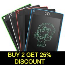 Tablet eletrônico digital LCD escrita 8 12” desenho placa gráfica presente divertido para crianças comprar usado  Enviando para Brazil