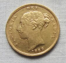 1883 gold half for sale  CREWE