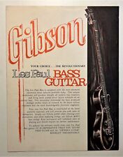 Pubblicita brochure gibson usato  Vimodrone