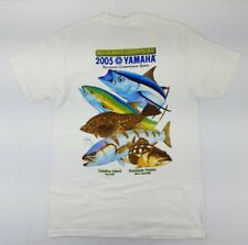 Used, Guy Harvey Men’s 2005 Yamaha Men’s S/S Graphic Fishing Tee Shirt M White B54 for sale  Shipping to South Africa