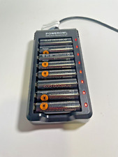 Cargador de batería USB Powl 8 bahías AA con 8 baterías recargables ZN825E segunda mano  Embacar hacia Argentina
