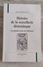 Histoire sorcellerie démoniaq d'occasion  Foussemagne