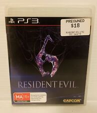 Resident Evil 6 - Sony Playstation 3 PS3 FUERA PAL Completo con Manual Libre Envío segunda mano  Embacar hacia Argentina