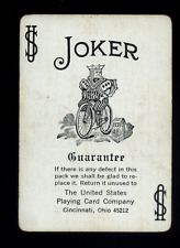 TARJETA DE JUEGO ANCHA REY JOKER PERSONAJE CORONA MONTANDO UNA BICICLETA MILLA PIEDRA 808, usado segunda mano  Embacar hacia Argentina