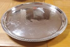 Hallmarked silver salver By Thomas prime and sons In Birmingham 1861 650 g, used for sale  CHATHAM