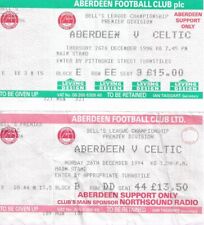 Aberdeen celtic matchday for sale  DUNFERMLINE
