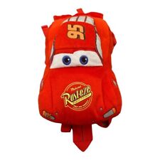 Mochila con cremallera ajustable Disney Pixar Lightning McQueen Rust-eze coche de carreras rojo segunda mano  Embacar hacia Mexico