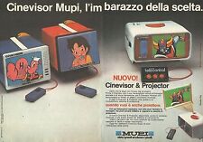 X9487 Cinevisor & Projector MUPI - Goldrake - Pubblicità 1979 - Advertising usato  Villafranca Piemonte