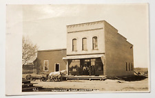 1908 Tienda de herrajes y muebles - Advance Wisconsin - Postal RPPC segunda mano  Embacar hacia Argentina