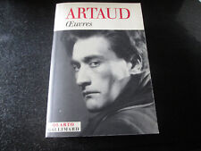 Artaud ..oeuvres .gallimard d'occasion  Aubagne