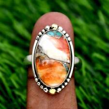 Oyster Copper Turquoise 925 Sterling Silver Ring Mother's Day Jewelry MA-5 for sale  Shipping to South Africa