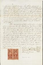 1868. estate document for sale  USA